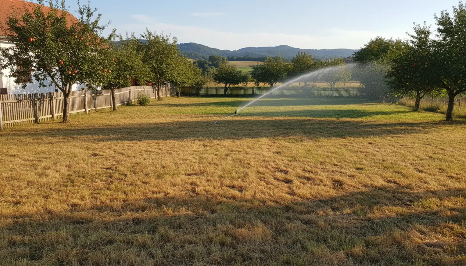 Požgana in izsušena trata: kako jo rešiš po suši